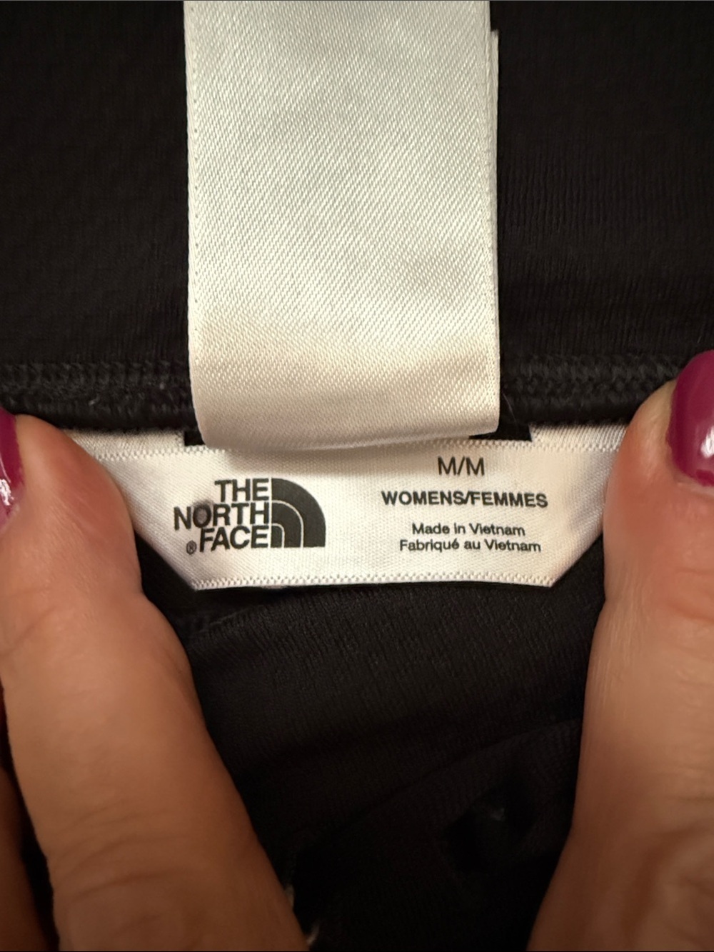 The North Face Black Workout Pants with Reflective Trim - Picture 6 of 8
